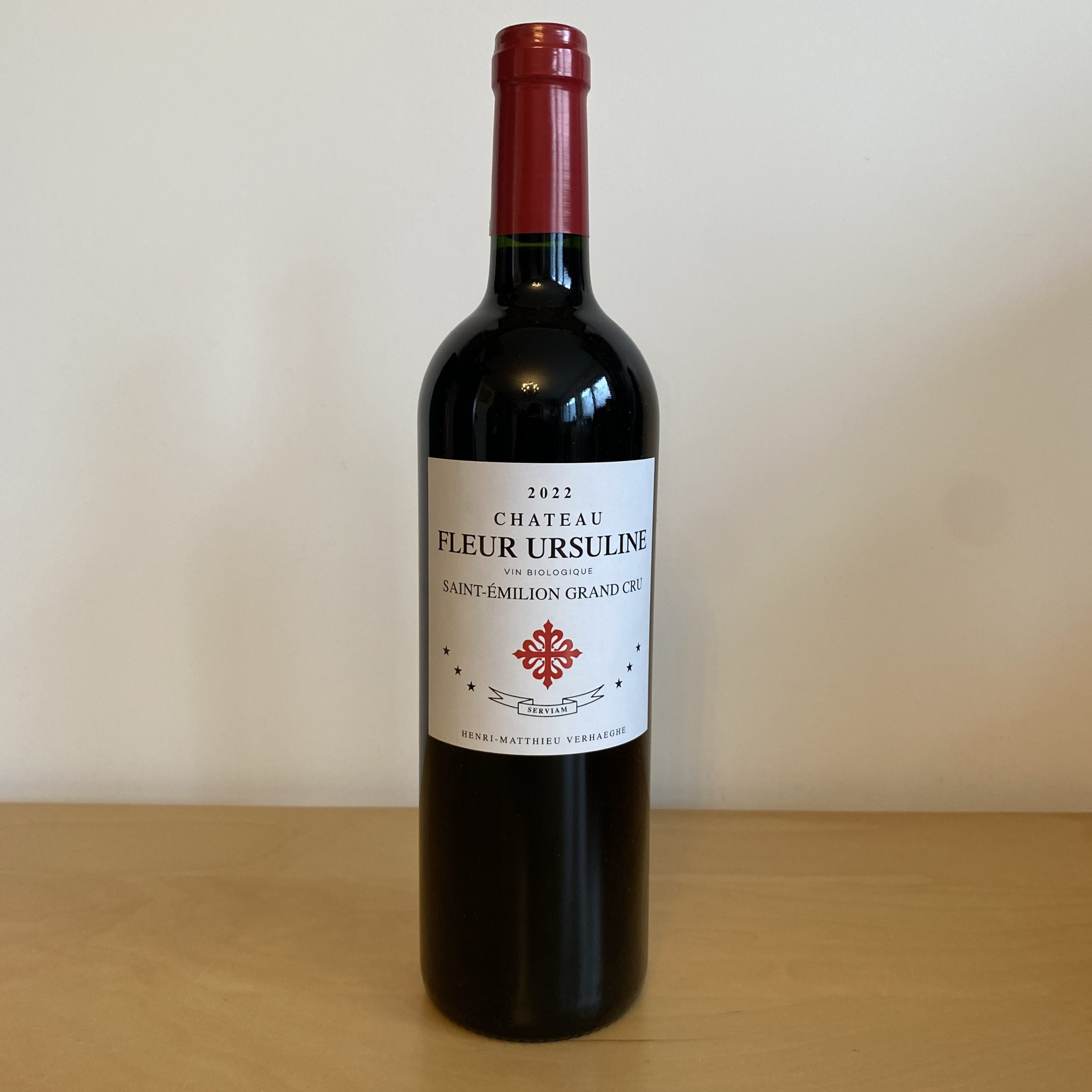 SAINT EMILION GRAND CRU FLEUR URSULINE